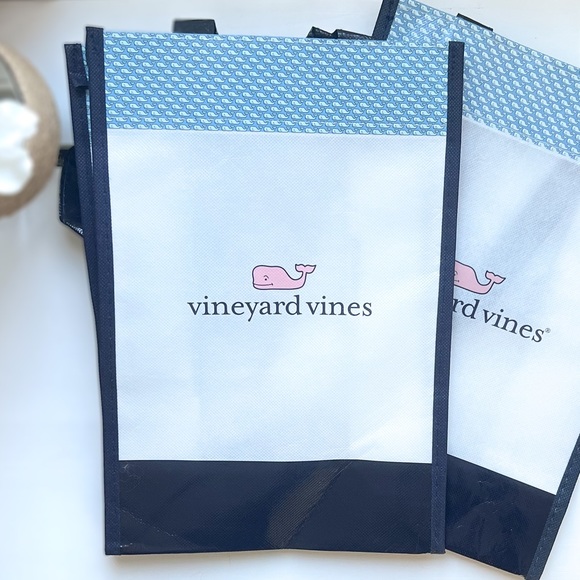 Vineyard Vines 2x Reusable Tote Bags - Picture 1 of 3